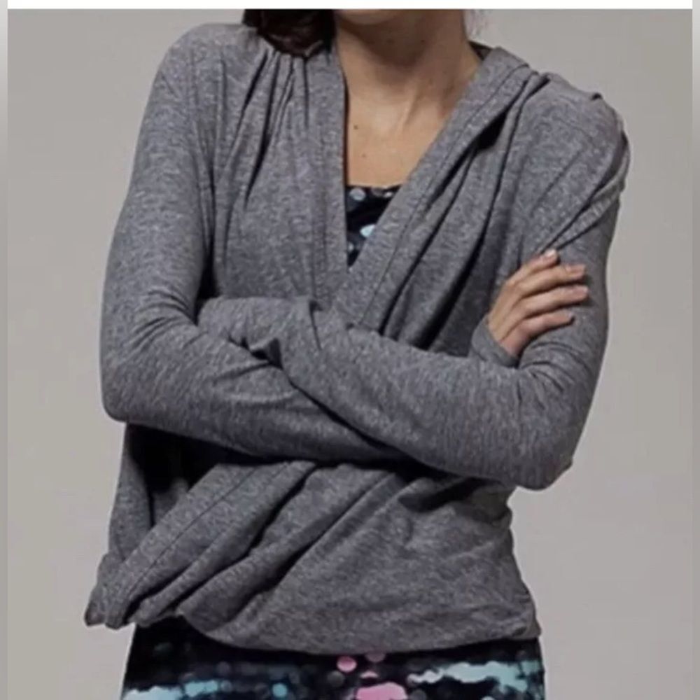 Ivivva by Lululemon Girls Long Sleeve Wrap Top Size 14